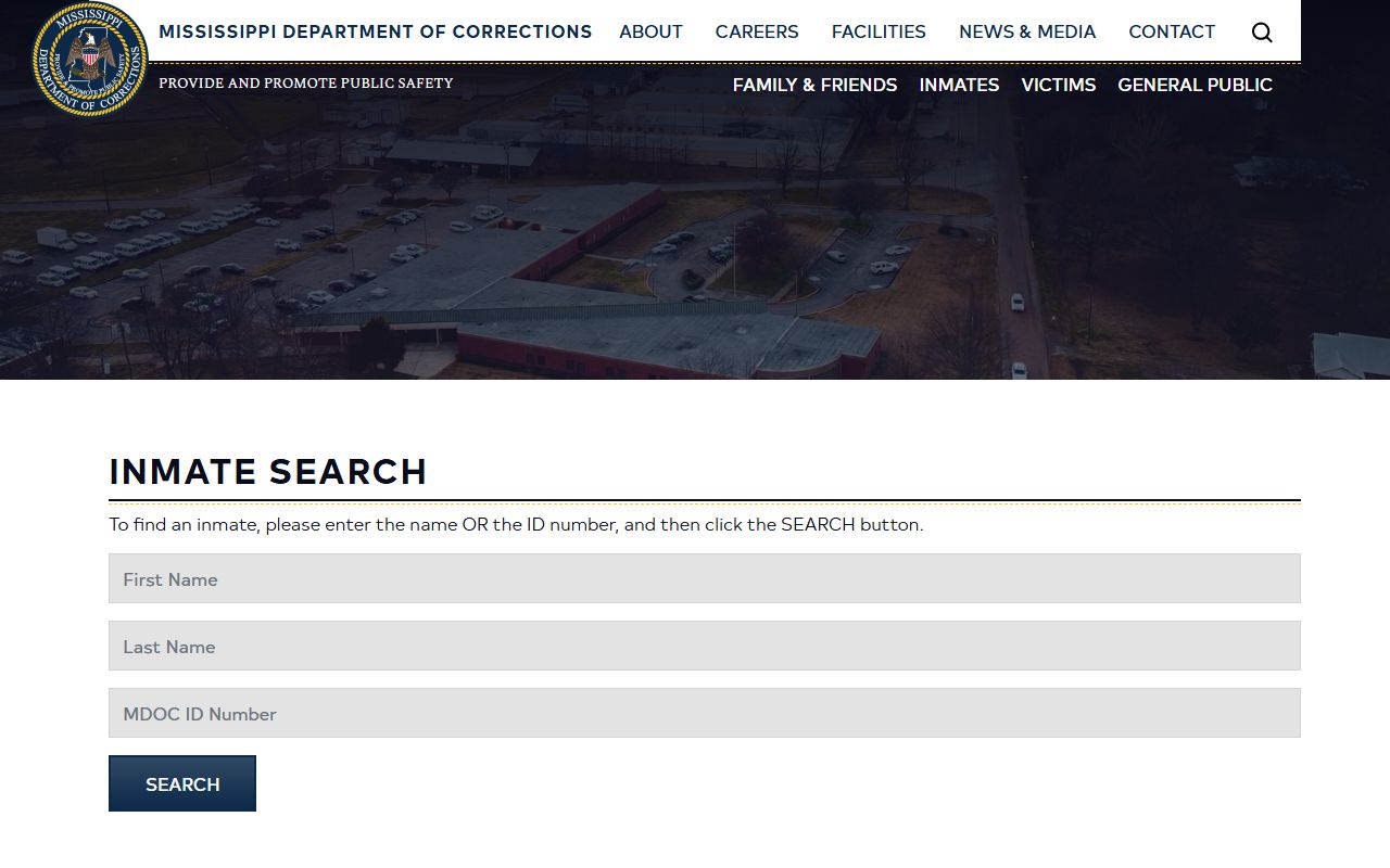 Washington County inmate population MDOC inmate search fields